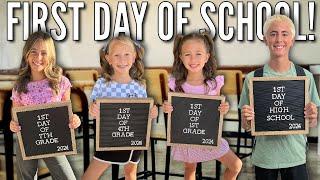 The 1st Day of School (2024) is Here! & Summer Break Is Over | 4 Kids at 3 Different Schools