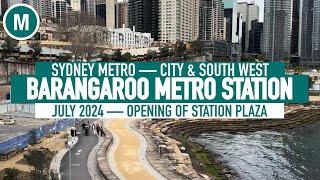 Barangaroo Metro Station — July 2024