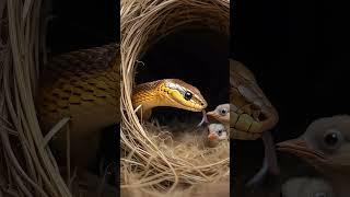 Incredible Moment | Bird Saves Chicks from Snake in Tree | Wildlife Best 2025