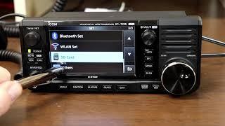 Icom IC-705 A to Z #1  Initial radio setup