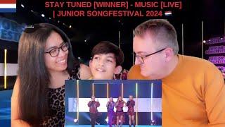 STAY TUNED [WINNER] - MUSIC [LIVE] | JUNIOR SONGFESTIVAL 2024  - REACTION