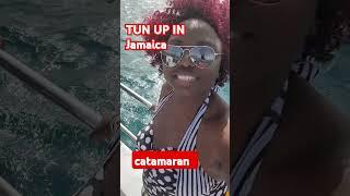 Jamaica Party boat  #Jamaica #boat #sailing #party #traveler #blogger #catamaran #chukkacave#travel