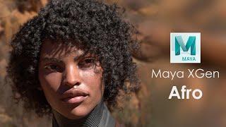 Maya XGen African Hair Tutorial