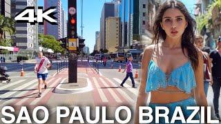 Sao Paulo 4K Walk. Brazil