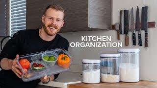 Beginner's guide to Kitchen Organization (Fridge, Pantry, Knives, Pots + more)