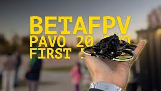 BetaFPV Pavo 20 Pro is a BEAST! | First flight