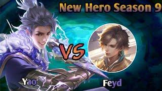 Yao vs Feyd New Hero Season 9 | Honor of Kings | Top China Yao Build & Arcana