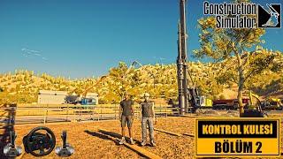 Construction Simulator 2022 Havalimanı Kontrol Kulesi Bölüm 2 - Ekiple Bodrum Katını Tamamlıyoruz