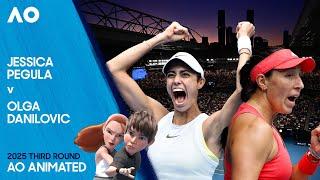 LIVE | Jessica Pegula v Olga Danilovic | AO Animated | Australian Open 2025