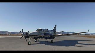 MSFS2024 XBOX SERIES X Beechcraft King Air C90 Quick Flight 4K