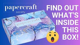 Find out what's inside! Papercraft Society 55 BOX REVEAL