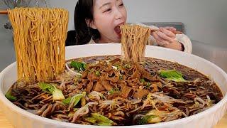 찐~한 우육탕면 한그릇 먹방:) Chinese Noodle Soup with Beef Mukbang