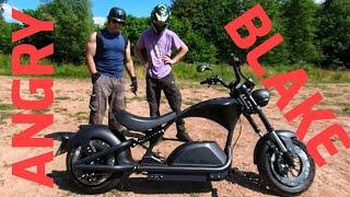 Angry Blake 80kmh E-Chopper // Testfahrt // Speedtest // Details