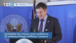 VOA60 Africa - US announces new sanctions against Zimbabwean leaders