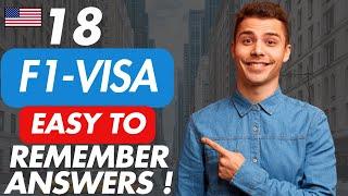 18 Common F1 US Visa Questions and Answers