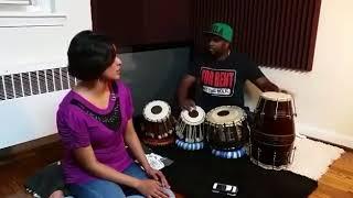 Jomy Georgetabla player with Darshana Menon mere dholna