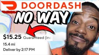 DoorDash Driver DECLINES Trash Orders All Night