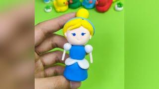 Cinderella - Disney Princess - Instructions for playing with clay