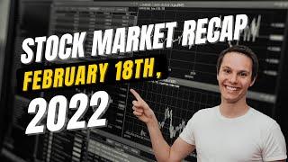 Stock Market Recap 2/18/22:  #Shorts