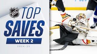 NHL Top Saves of Week 2 | 2024-25 Highlights