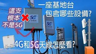 一座基地台包含哪些設備？4G和5G天線怎麼看？[CC字幕]