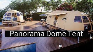 Moxuanju Glamping Tent - Panorama Dome Tent | Wooden Panorama Tent | Luxury Glamping Tent