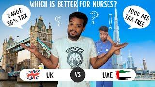 Which is a better option for nurses UK or UAE | Reality vs Stories