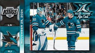 San Jose Sharks vs Los Angeles Kings - 11/25/2024 - Teal Town USA After Dark (Postgame)