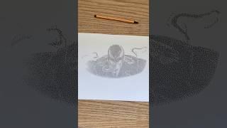 Venom Drawing! #venom3 #venomdrawing #venomart #pointillism  #satisfyingart