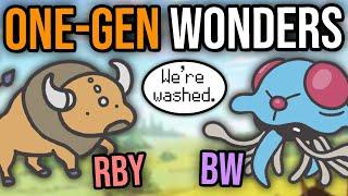 Competitive Pokemon's "One-Gen Wonders"