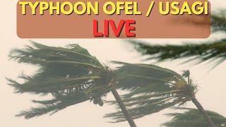 Typhoon OFEL / USAGI Live Storm Chaser Coverage