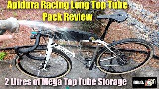 Apidura Racing Long Top Tube Pack Review: 2 Liters of Mega Top Tube Storage!