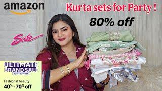 Latest Partywear SPECIAL Kurta sets | Zari work suits | Amazon Haul | Amazon Kurti haul Discount |