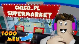 CRIEI UM SUPERMERCADO NO ROBLOX | MY SUPERMARKET