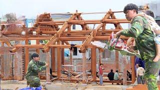 Ly Tieu Ca Ca Helped neighbors build wooden houses