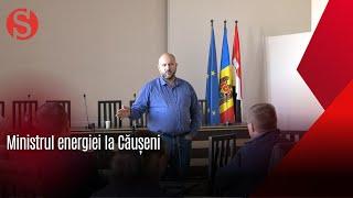 Ministrul Energiei Victor Parlicov în vizită de lucru la Căușeni