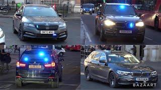 **COUNTER TERRORISM** A Pack Of Specialist Unmarked Police Cars Respond In London