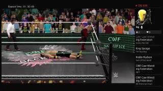 WWE2K | CWF SACRIFICE PT 2/2 | CAW WRESTLING FEDERATION | CWF