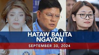 UNTV: Hataw Balita Ngayon | September 30, 2024