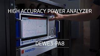 DEWETRON's high accuracy Power Analyzer: DEWE3-PA8