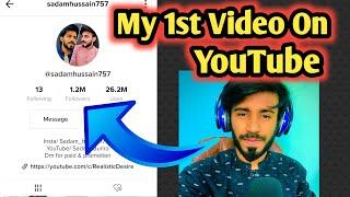 My 1st video on YouTube / Tiktoker Saddam Hussain