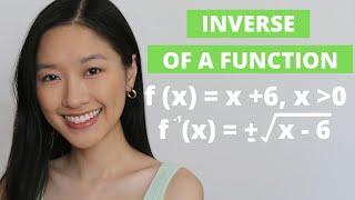 How To Find The Inverse of a Function | mathwithjanine