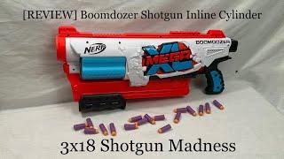 [REVIEW] Boomdozer 54-Shot Inline Cylinder by @xfoxgames || 3x18 shotgun madness 