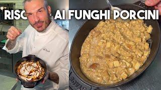 RISOTTO AI FUNGHI PORCINI - Chef Roberto Di Pinto