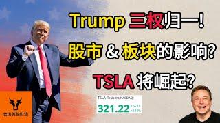 特朗普三权归一! 对股市 & 板块的影响? Tesla将崛起?【美股分析】