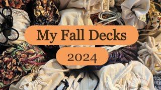 My Fall Tarot & Oracle Decks: 2024 