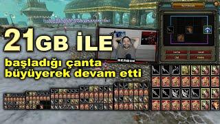 SERBOZ | ZERO'DA 21 gb  ile başladığı çantaya katlayarak devam etti - KNİGHT ONLİNE