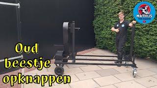 Een keer geen nieuw project, maar een oud project opknappen! BBQ spit