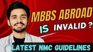 NMC GUIDELINES FOR FOREIGN STUDENTS | NMC GUIDELINES FOR MBBS ABROAD #mbbsinrussia #neet2024