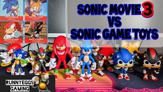 Sonic Movie 3 VS Sonic Video Game Figures (Comics and Funko too!)